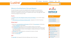 Desktop Screenshot of lustre.org