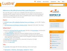 Tablet Screenshot of lustre.org