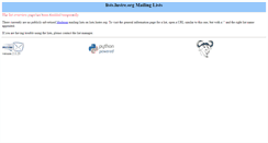 Desktop Screenshot of lists.lustre.org
