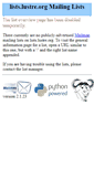 Mobile Screenshot of lists.lustre.org